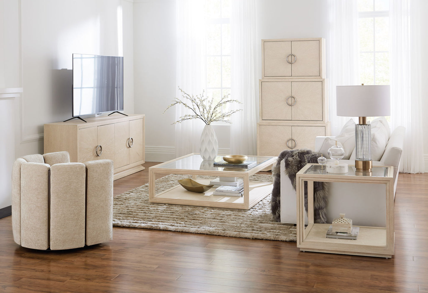 Nouveau Chic - End Table - Light Brown