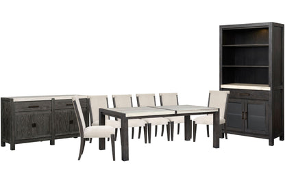 Plum Creek - 9 Piece Rectangular Dining Table Set