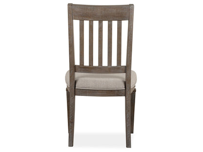 Lancaster - Dining Side Chair With Upholstered Seat (Set of 2) - Dovetail Gray