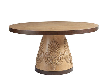 Los Altos - Weston Round Dining Table - Light Brown