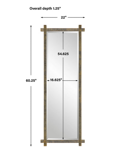 Abanu - Ribbed Dressing Mirror