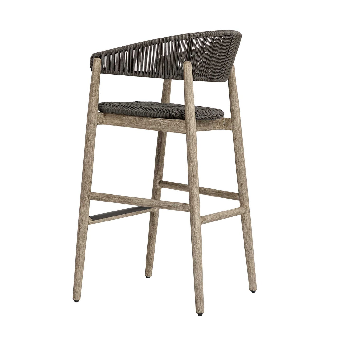 Dermott - Outdoor Bar Stool - Brown / Dark Gray