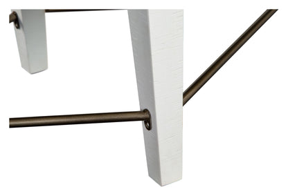 Heron Cove - Bench With Upholstered Seat - Chalk White
