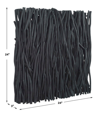 Gathered Teak - Square Wood Wall Decor