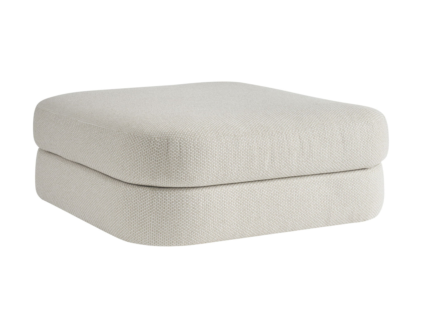 Copacabana - Carmela Bumper Ottoman - White