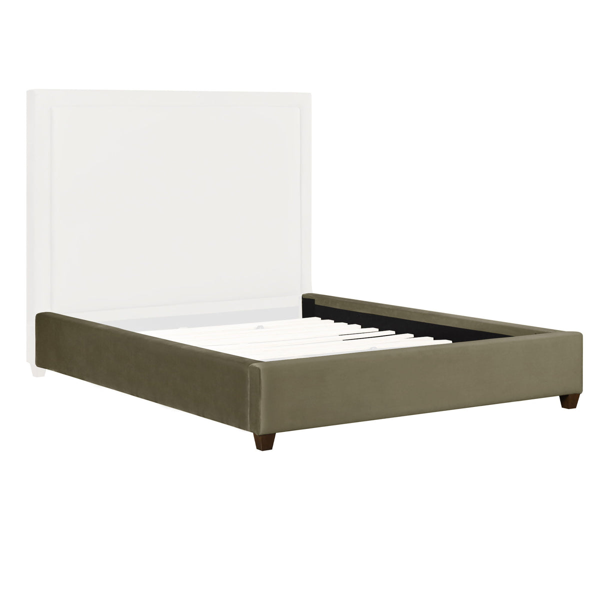 Kimberly - King Footboard And Rails - Mystical Moss