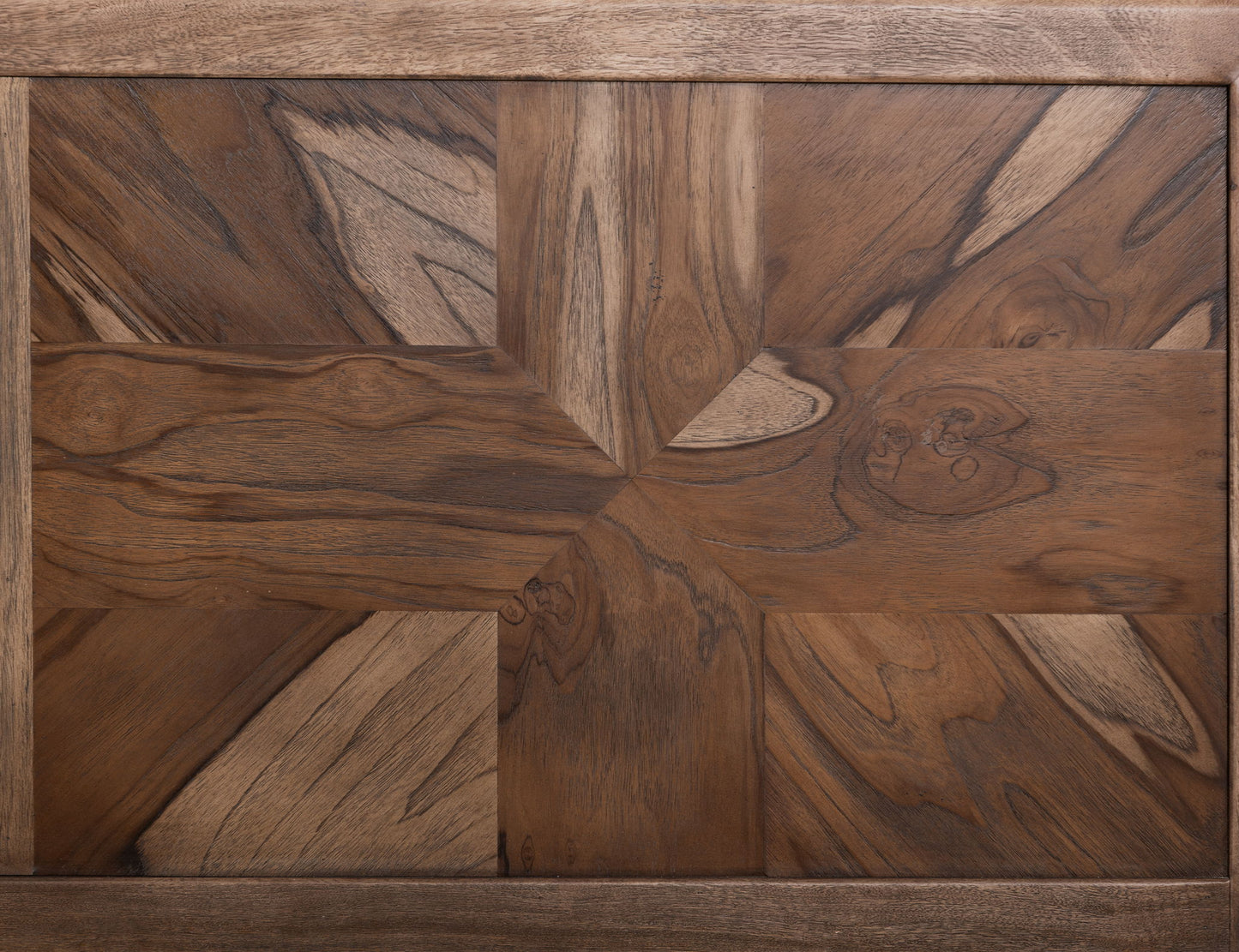 Praga - Eastern King Headboard - Almond / Barrel Brown