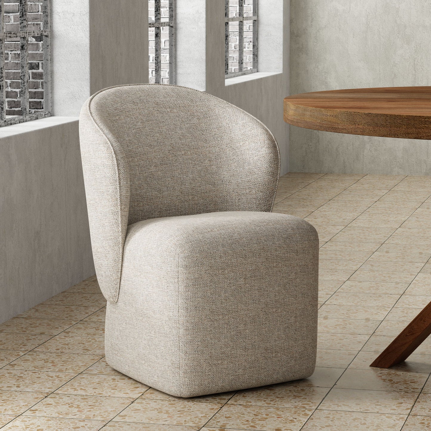 Bongo - Dining Chair (Set of 2) - Quartermaster Linen White