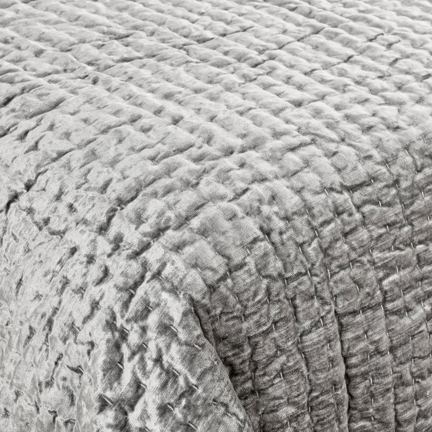 Bari - Velvet Sham - Gray