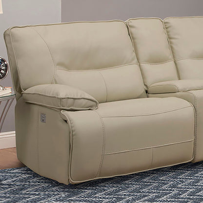 Spartacus - Power Left Arm Facing Recliner - Oyster