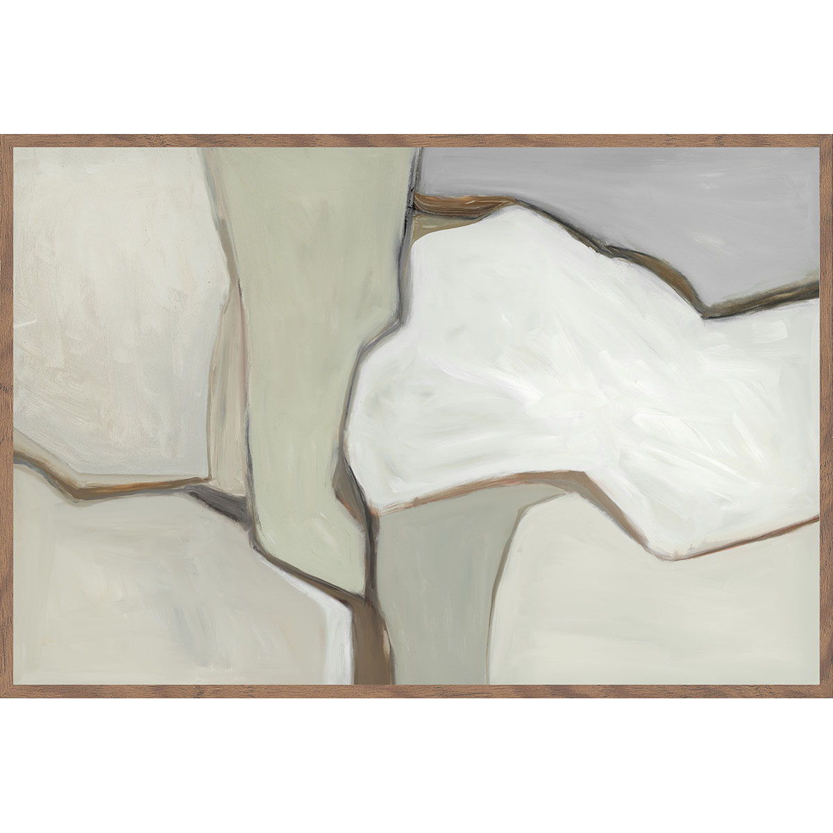 Dried - 48" x 72" Painting By Buddy Whitlock - Walnut