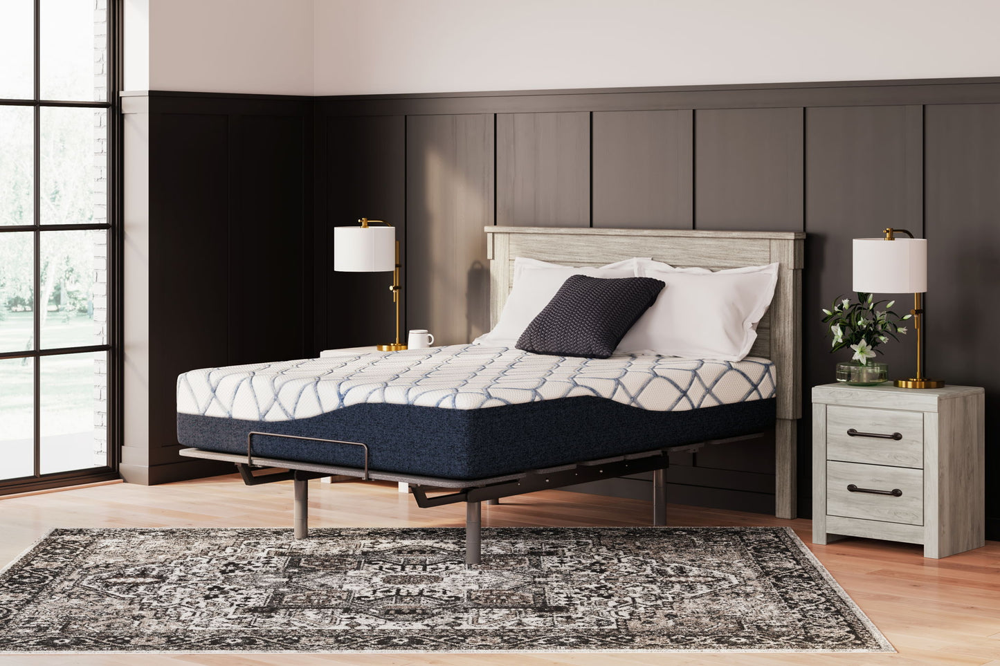 12 Inch Chime Elite 2.0 - Twin Mattress - White / Blue
