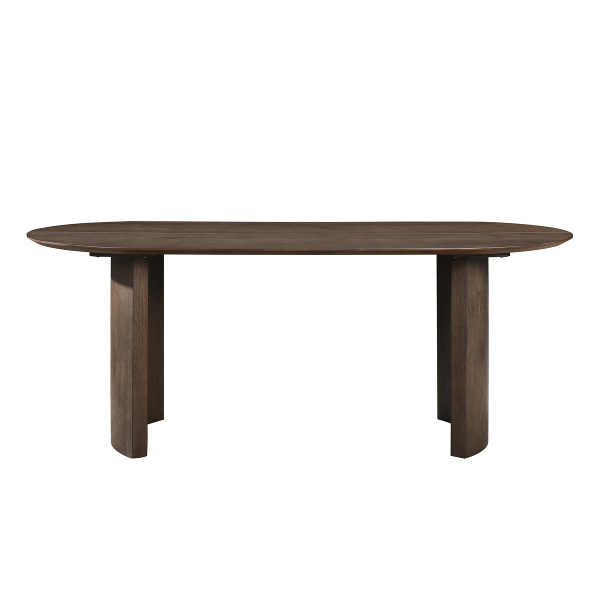 Kody - 79" Oval Dining Table Top - Dark Walnut