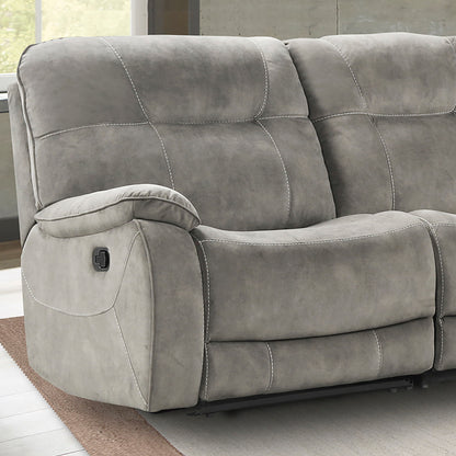 Cooper - Manual Left Arm Facing Recliner - Shadow Natural