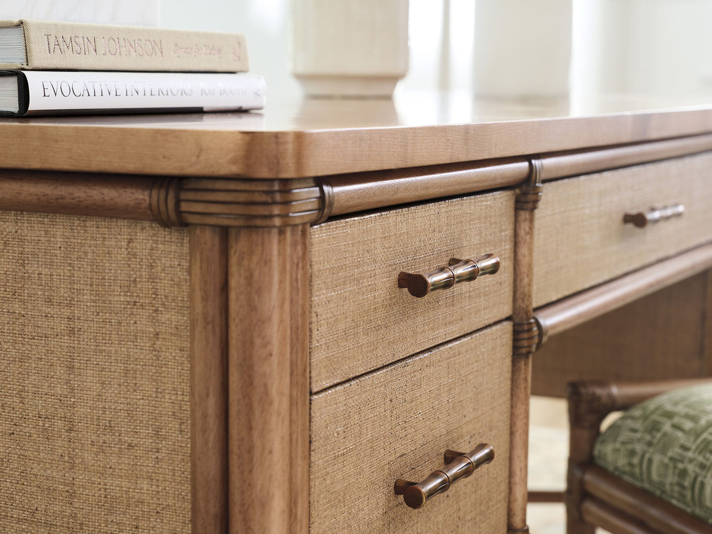 Key Biscayne - Sunny Isles Writing Desk - Light Brown