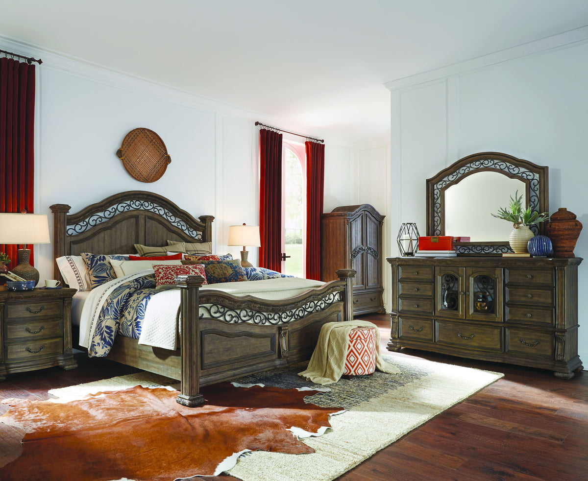 Durango - Wood Panel Bed - Willadeene Brown