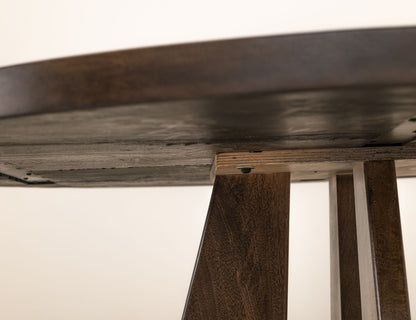 Raramuri - Round Table Top - Dark Brown