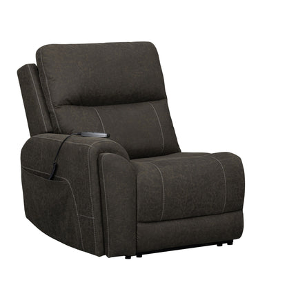 Gaia - LAF Recliner With Power Headrest, Footrest, Massage, Heat - Sable