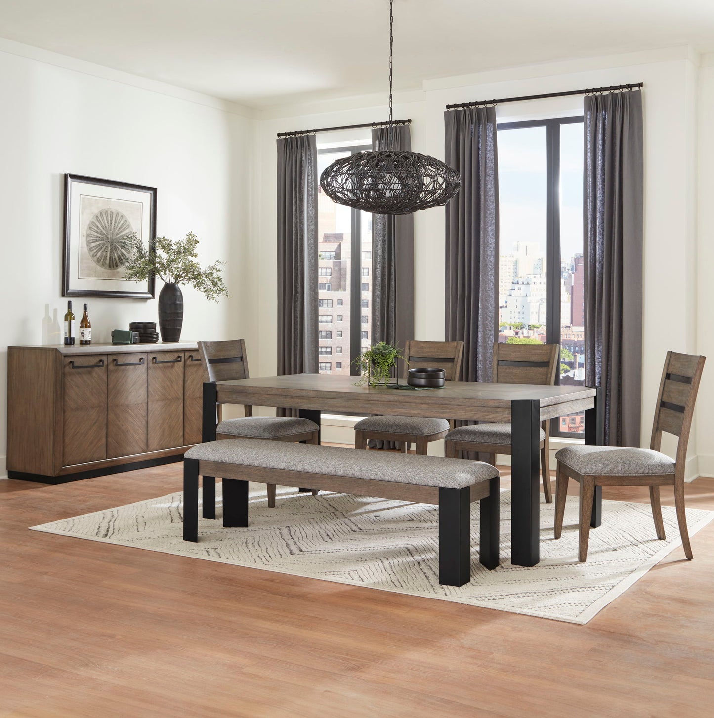 Cedar Fork - Dining Chair (Set of 2) - Smoked Arabica