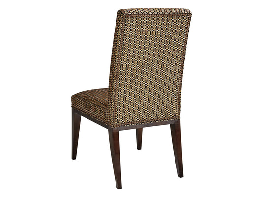 Lexington Upholstery - Lowell Leather Dining Chair - Dark Brown
