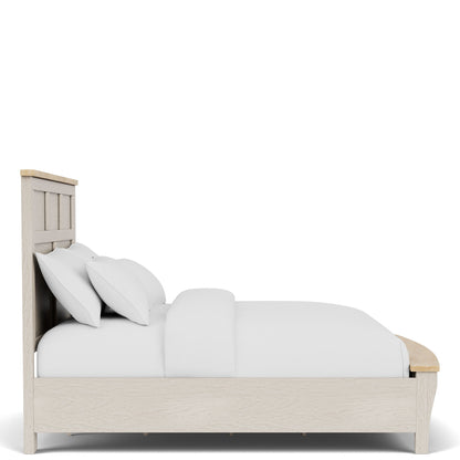 Glenndale - King Headboard - Aged White