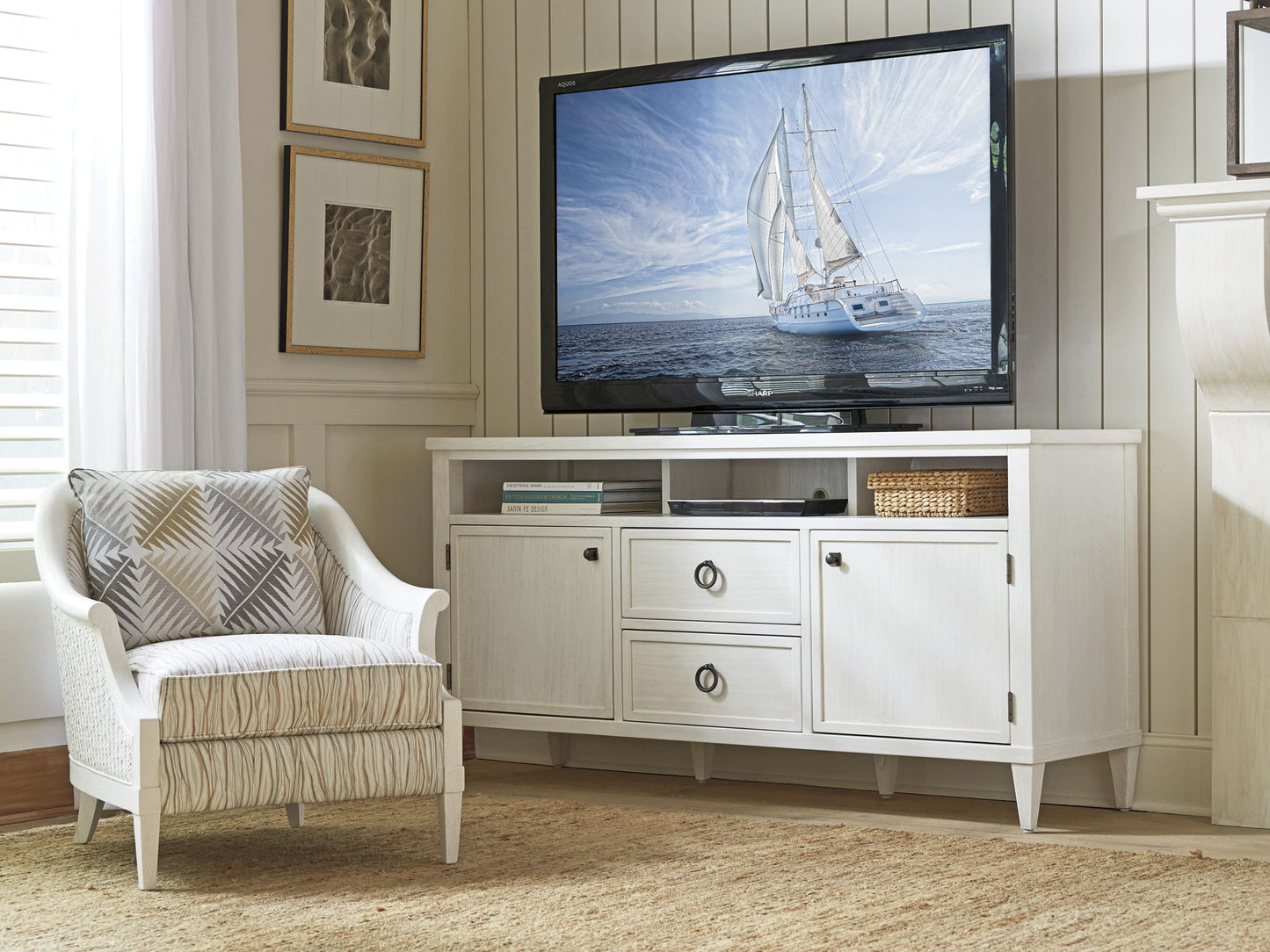 Ocean Breeze - Westbank Chair - White