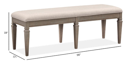 Lancaster - 8 Piece Extendable Rectangular Dining Table Set