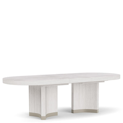 Hepburn - Oval Dining Table Base - White