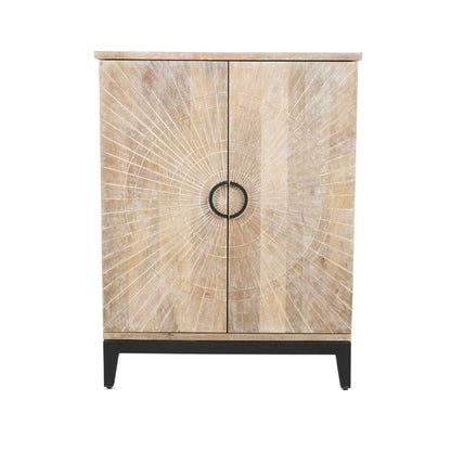 Carson - 36" Bar Cabinet - Biscuit Blonde