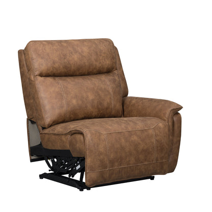 Kyra - RAF Recliner With Power Headrest, Footrest, Massage, Heat - Saddle