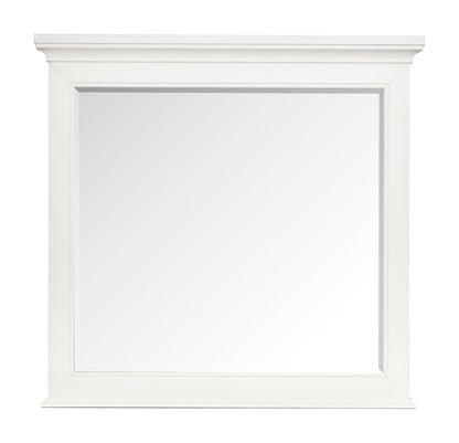 Juniper Hill - Landscape Mirror - Whisper White