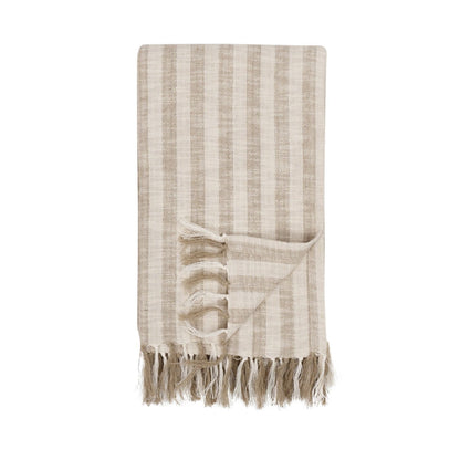Linna - 50" x 70" Throw - Ivory / Natural