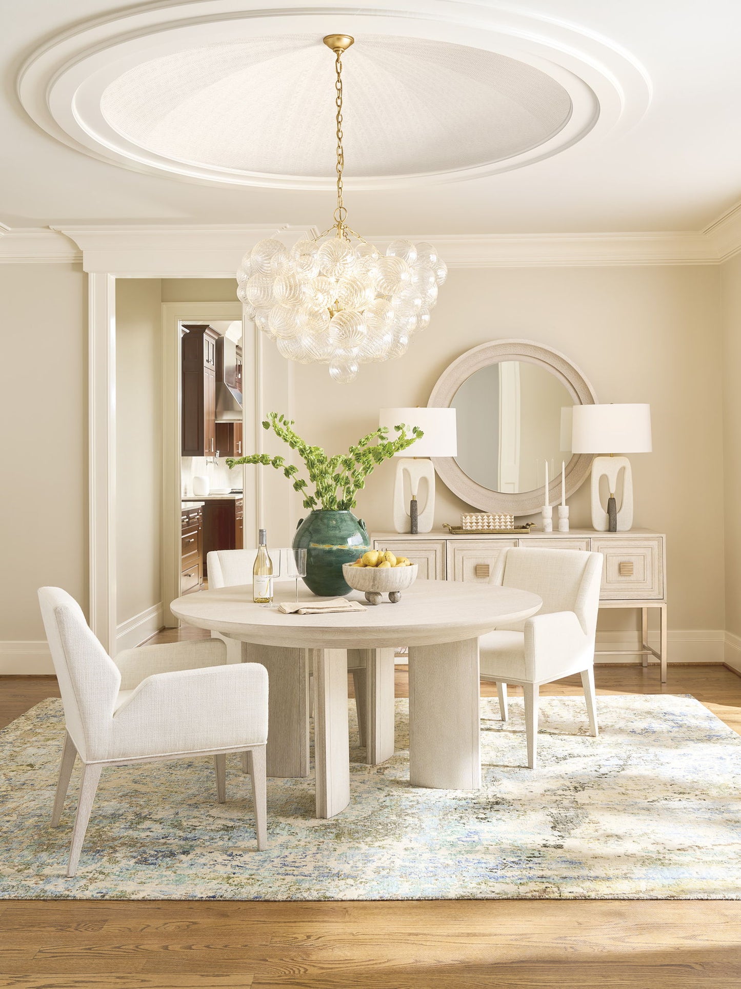 Copacabana - Indio Round Dining Table - White
