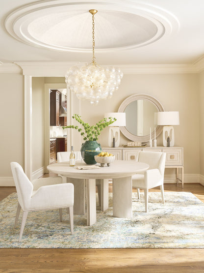 Copacabana - Indio Round Dining Table - White