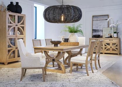Coventry - Extendable Trestle Dining Table Set