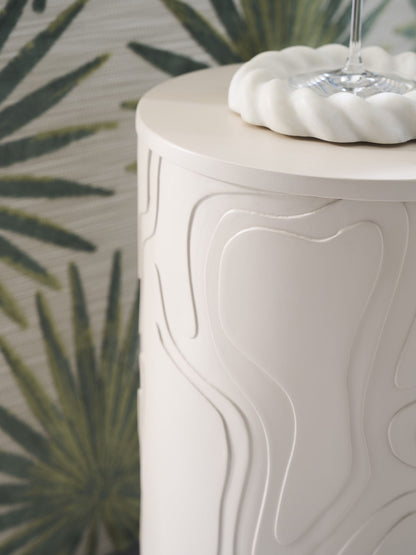 Copacabana - Corazon Accent Table - White