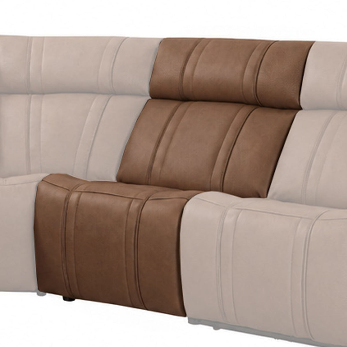 Sausalito - Armless Chair - Spice Envy