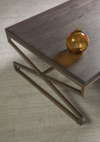 Cohesion Program - 19" Edict Rectangular Cocktail Table - Dark Brown