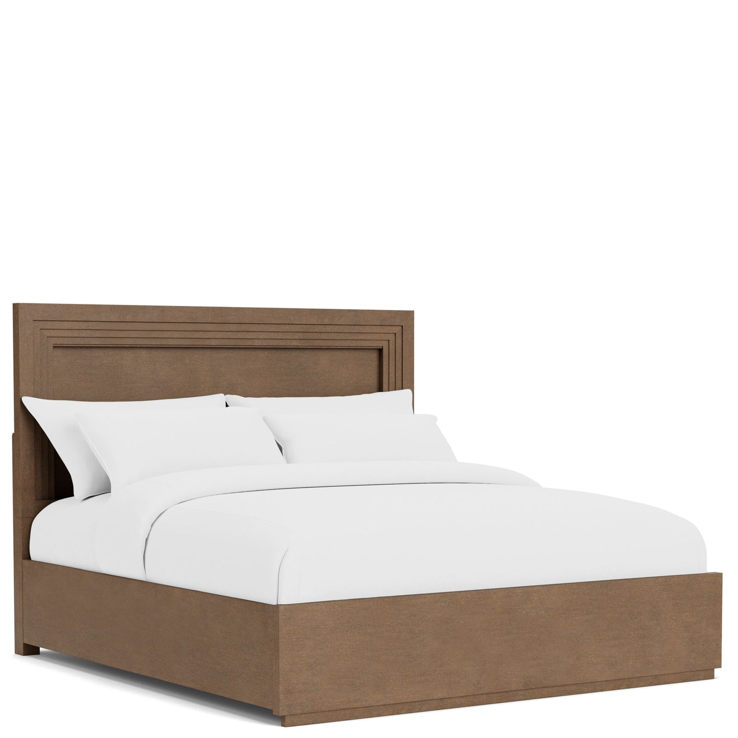 Cascade - California King / King Panel Headboard With Light - Casual Mink