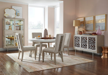 Lenox - Upholstered Host Side Chair (Set of 2) - Acadia White