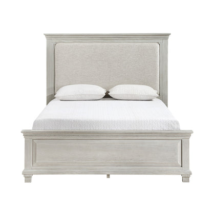 Silver Sands - 5/0 Queen Panel Headboard - Gray