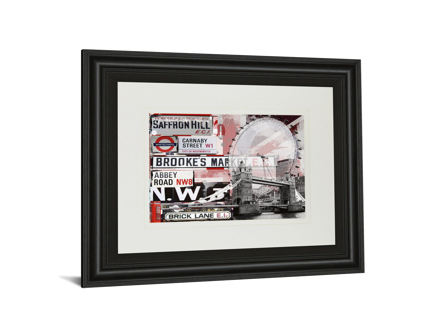 Saffron Hill By Andrew Cotton - Framed Print Wall Art - Gray