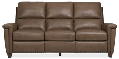 MS - Julian Zero Gravity Power Sofa with Power Headrest - Dark Brown