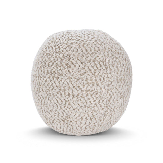 Villa Classics - Maris Round Pillow - Ivory / Natural