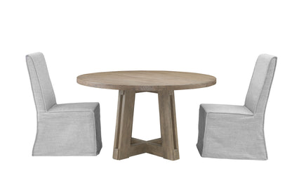 McGuire - Dining Table Base - Natural Mindi