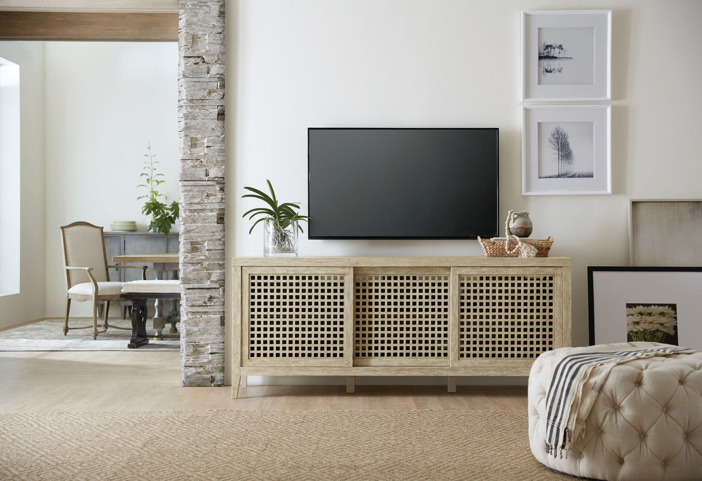 Ciao Bella - Entertainment Console - Light Brown