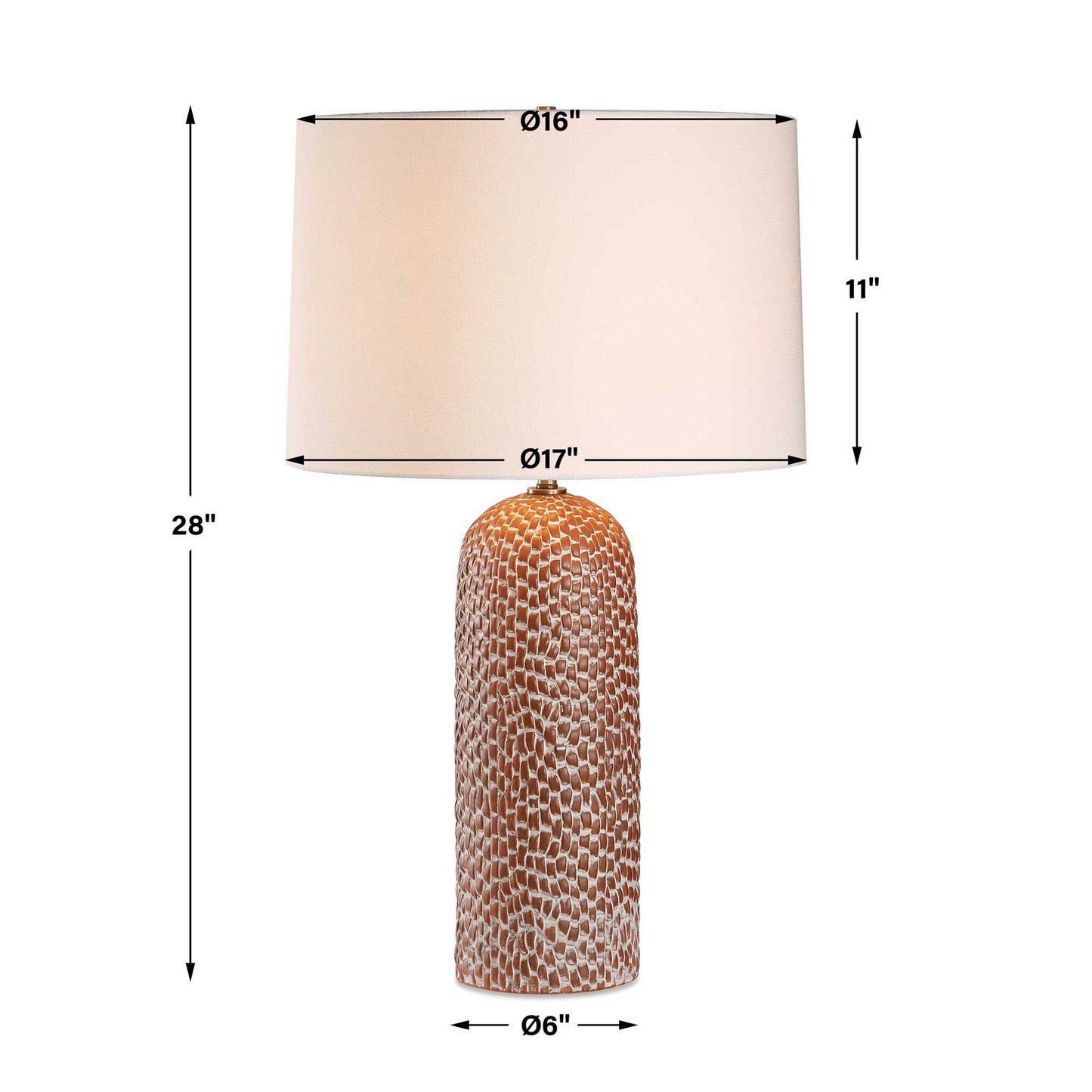 Maclura - Brown Table Lamp - Light Brown