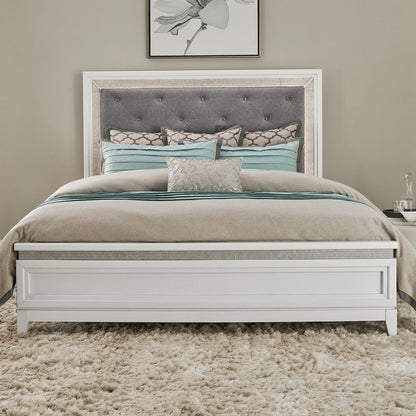 Reflections - Queen Panel Footboard - Pearl White