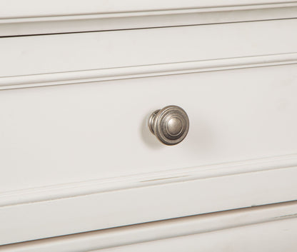 Willowbrook - Open Nightstand - Egg Shell White With Slight Rub Through