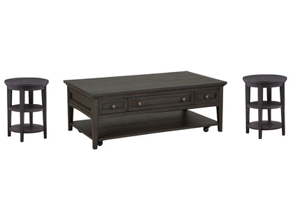 Westley Falls - Rectangular Cocktail Table Set